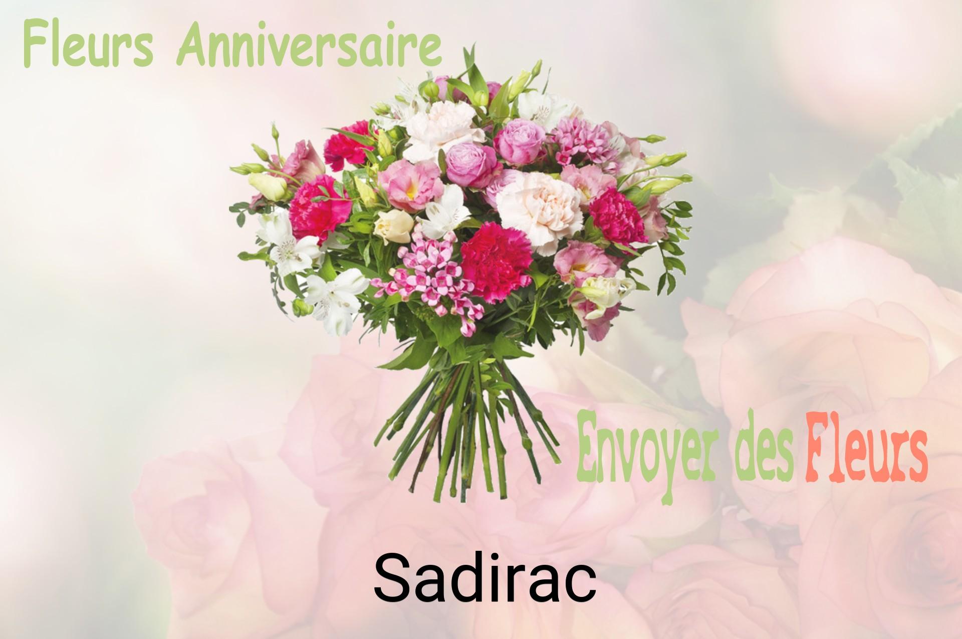 Bouquet de fleurs d’anniversaire livré à Sadirac